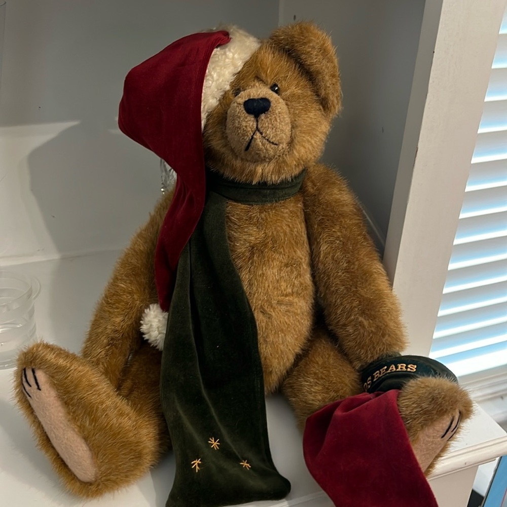Boyds Bear Plush Holiday Bear